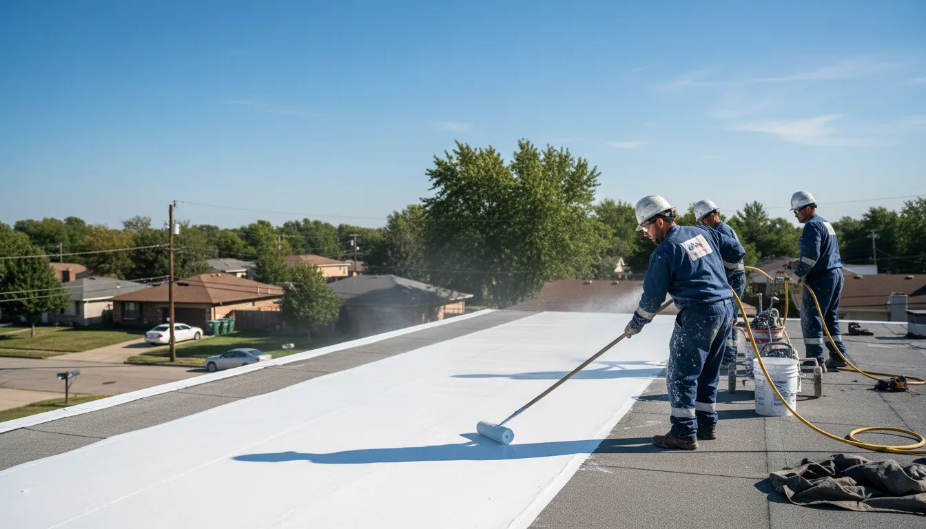 Commercial roof coating in Anmoore, WV near me